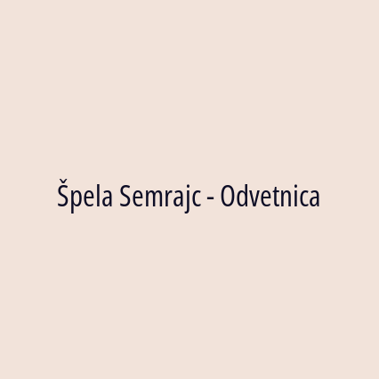 Špela Semrajc - Odvetnica