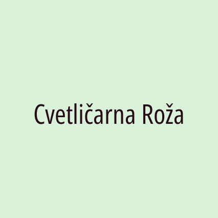 Cvetličarna Roža