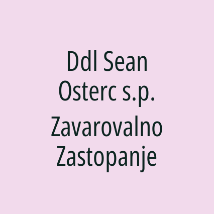 Ddl Sean Osterc s.p. Zavarovalno Zastopanje - Logotip