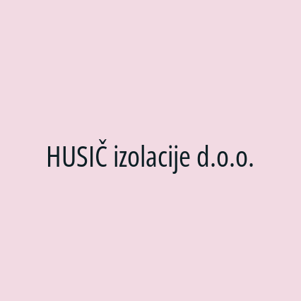 HUSIČ izolacije d.o.o. - Logotip