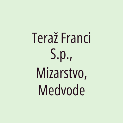 Teraž Franci S.p., Mizarstvo, Medvode - Logotip