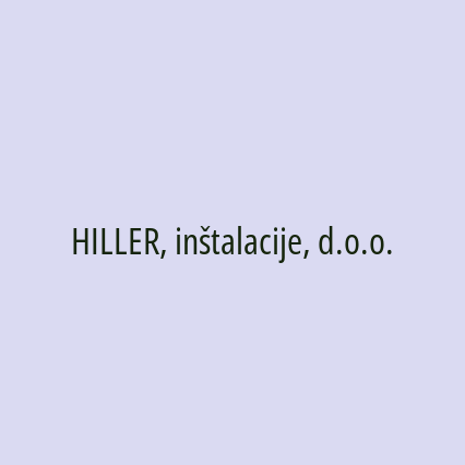 HILLER, inštalacije, d.o.o. - Logotip