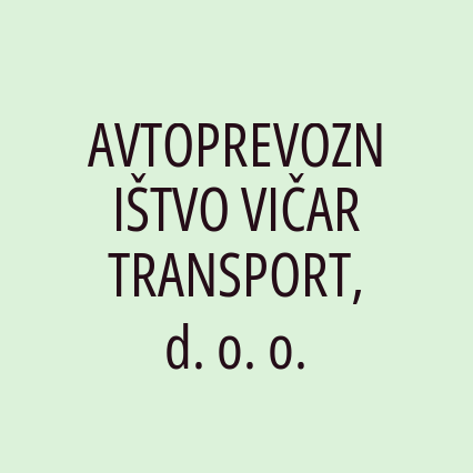 AVTOPREVOZNIŠTVO VIČAR TRANSPORT, d. o. o. - Logotip