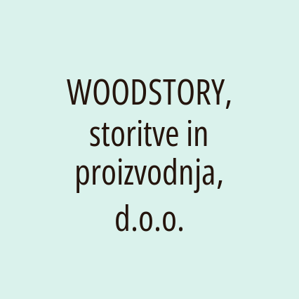 WOODSTORY, storitve in proizvodnja, d.o.o. - Logotip