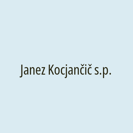 Janez Kocjančič s.p.