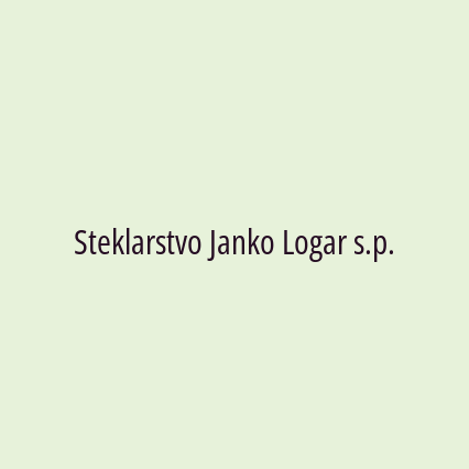 Steklarstvo Janko Logar s.p. - Logotip