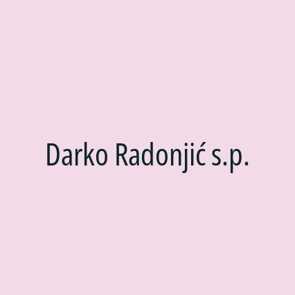 Darko Radonjić s.p.