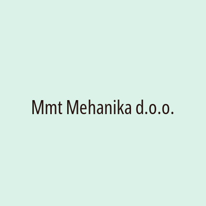 Mmt Mehanika d.o.o. - Logotip