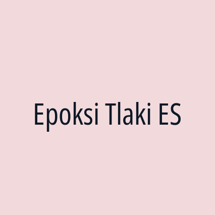 Epoksi Tlaki ES