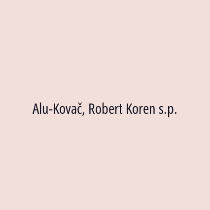 Alu-Kovač, Robert Koren s.p. - Logotip