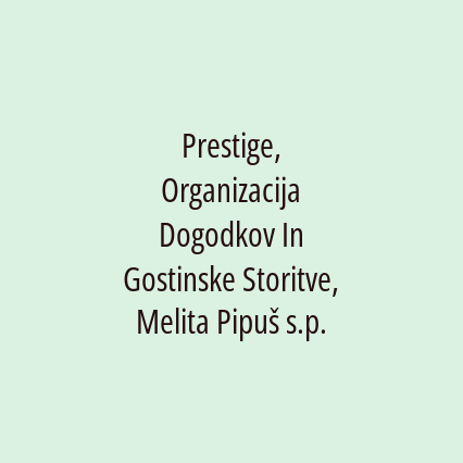 Prestige, Organizacija Dogodkov In Gostinske Storitve, Melita Pipuš s.p. - Logotip