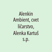 Alenkin Ambient, cvetličarstvo, Alenka Kartuš s.p. - Logotip