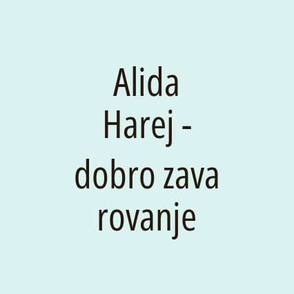 Alida Harej - dobro zavarovanje - Logotip