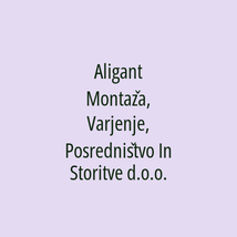 Aligant Montaža, Varjenje, Posredništvo In Storitve d.o.o. - Logotip