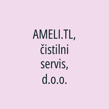 AMELI.TL, čistilni servis, d.o.o. - Logotip