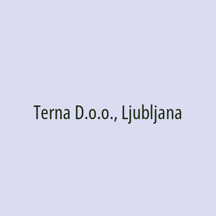 Terna D.o.o., Ljubljana