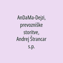 AnDaMa-Dejzi, prevozniške storitve, Andrej Štrancar s.p. - Logotip