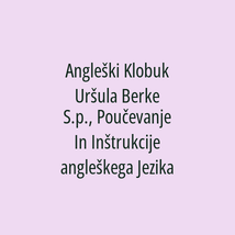 Angleški Klobuk Uršula Berke S.p., Poučevanje In Inštrukcije angleškega Jezika - Logotip