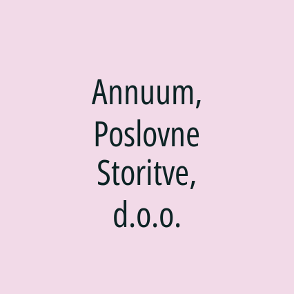 Annuum, Poslovne Storitve, d.o.o. - Logotip