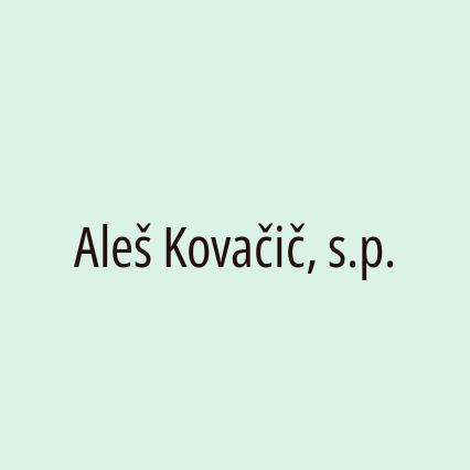 Aleš Kovačič, s.p. - Logotip