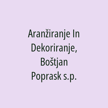 Aranžiranje In Dekoriranje, Boštjan Poprask s.p. - Logotip