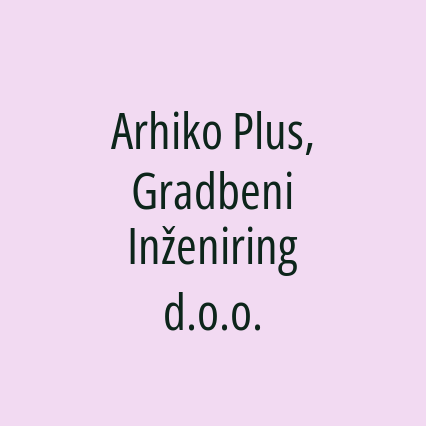 Arhiko Plus, Gradbeni Inženiring d.o.o. - Logotip