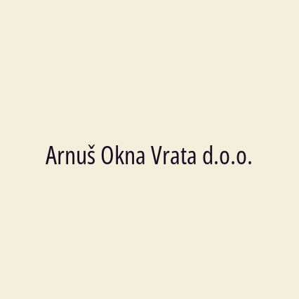 Arnuš Okna Vrata d.o.o. - Logotip