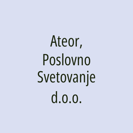 Ateor, Poslovno Svetovanje d.o.o. - Logotip