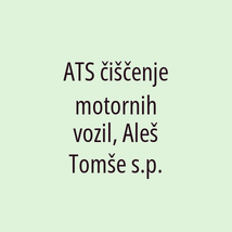 ATS čiščenje motornih vozil, Aleš Tomše s.p. - Logotip