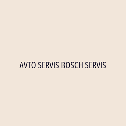 AVTO SERVIS BOSCH SERVIS - Logotip