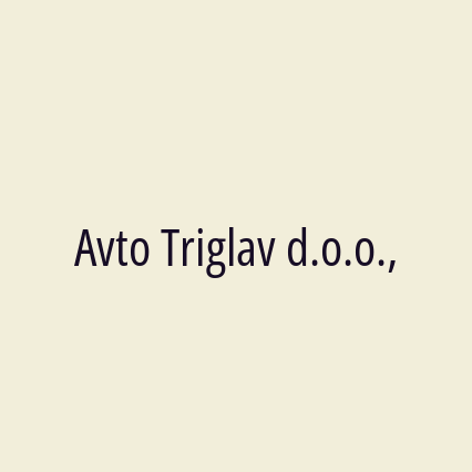 Avto Triglav d.o.o., - Logotip