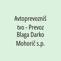 Avtoprevozništvo - Prevoz Blaga Darko Mohorič s.p. - Logotip