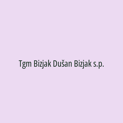 Tgm Bizjak Dušan Bizjak s.p. - Logotip