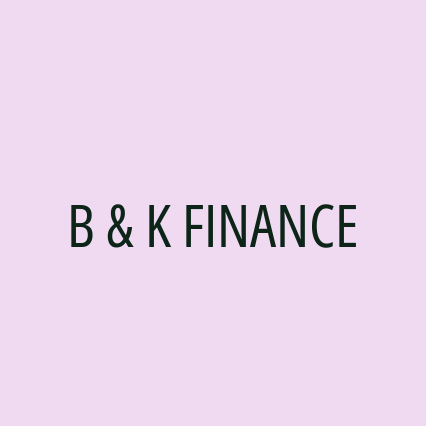 B & K FINANCE - Logotip