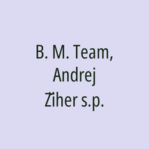 B. M. Team, Andrej Žiher s.p. - Logotip