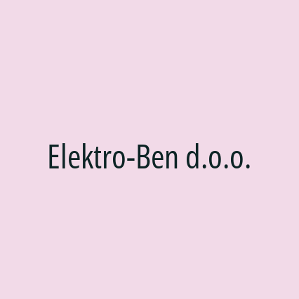 Elektro-Ben d.o.o.