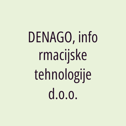 DENAGO, informacijske tehnologije d.o.o.