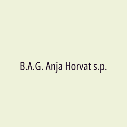 B.A.G. Anja Horvat s.p. - Logotip