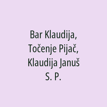 Bar Klaudija, Točenje Pijač, Klaudija Januš S. P. - Logotip