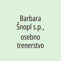 Barbara Šnopl s.p., osebno trenerstvo - Logotip