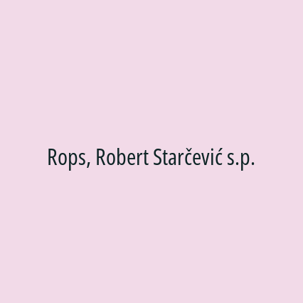 Rops, Robert Starčević s.p. - Logotip