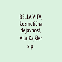 BELLA VITA, kozmetična dejavnost, Vita Kajšler s.p. - Logotip