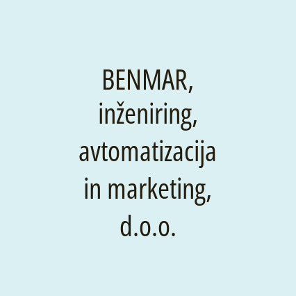 BENMAR, inženiring, avtomatizacija in marketing, d.o.o. - Logotip