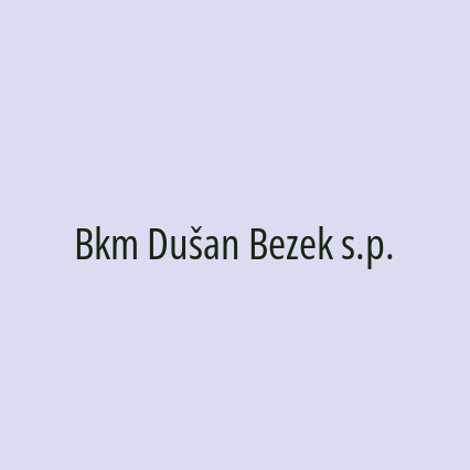 Bkm Dušan Bezek s.p. - Logotip