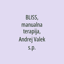 BLISS, manualna terapija, Andrej Valek s.p. - Logotip