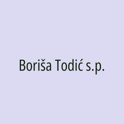 Boriša Todić s.p. - Logotip