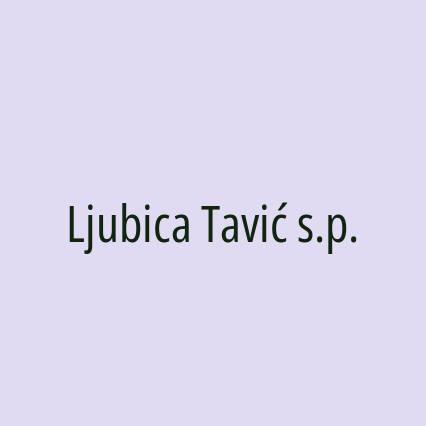 Ljubica Tavić s.p.