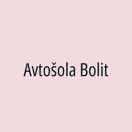 Avtošola Bolit