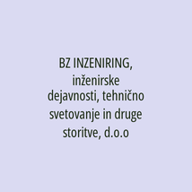 BZ INZENIRING, inženirske dejavnosti, tehnično svetovanje in druge storitve, d.o.o - Logotip