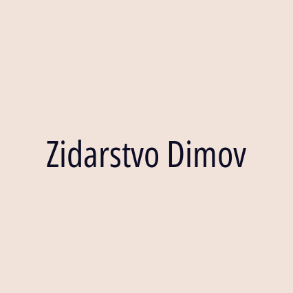 Zidarstvo Dimov